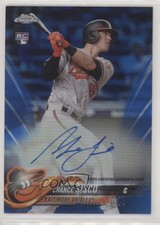 2018 Topps Chrome Rookie Blue Refractor 38/150 Chance Sisco #RA-CS Auto 03hd