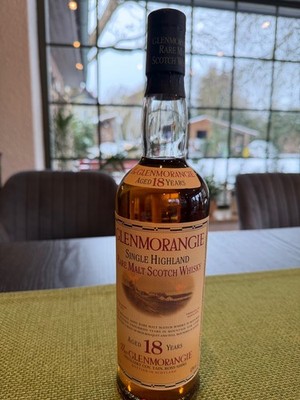 GLENMORANGIE  18 YEARS OLD, 700 mL, alte Abfüllung!!!