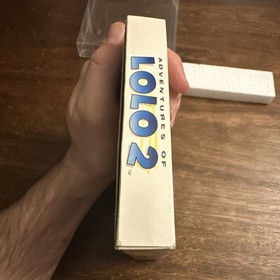 Adventures Of Lolo 2 CIB (Nintendo NES, 1990) Complete CIB - Tested - Authentic