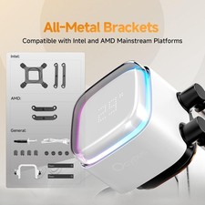 Iota L24 CPU Liquid Cooler Digital Display,240MM AIO Water CPU Cooler wi... 9