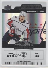 2022 Upper Deck Credentials Debut Ticket Access /999 Tier 1 Lucas Johansen 1ee0