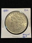 1880 Morgan Silver Dollar BU UNC, Nice Coin Original Skin Toned