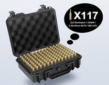 Wasserdichter Munitionskoffer Patronenbox abschließbar 0,223 5,56 7,62x39