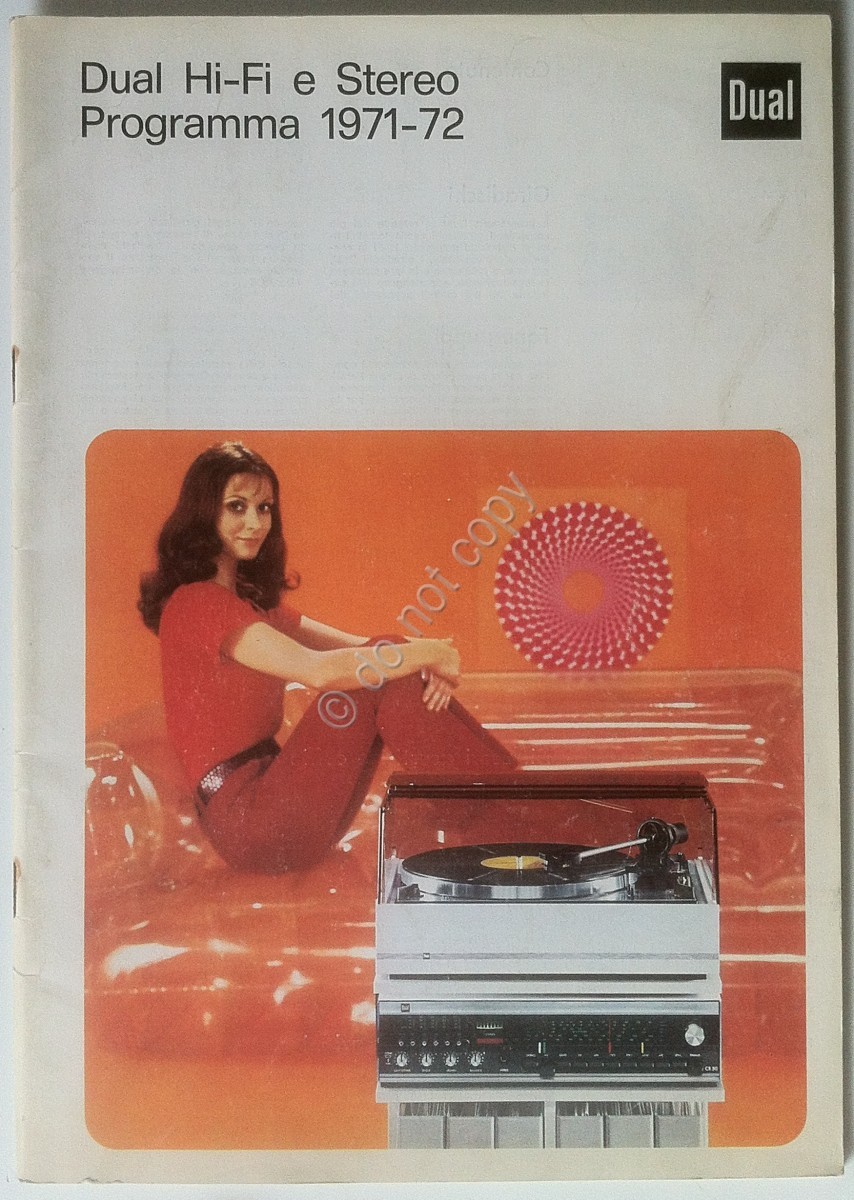 Radio TV Hi-Fi VIntage - DUAL - Catalogo 1971/72 - Giradischi - modernariato
