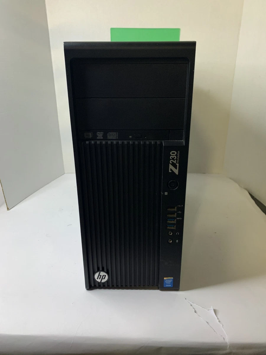 Station de travail HP Z230 Intel Xeon CPU E3-1225 v3 @ 3.2GHz, RAM 16Go, SSD 256 Station de travail HP Z230 Intel Xeon CPU E3-1225 v3 @ 3.2GHz, RAM 16Go, SSD 256