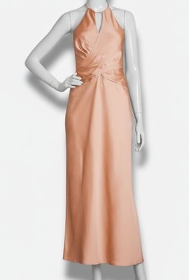 alix halter midi dress Alena Halter Midi Dress - Neon Pink
