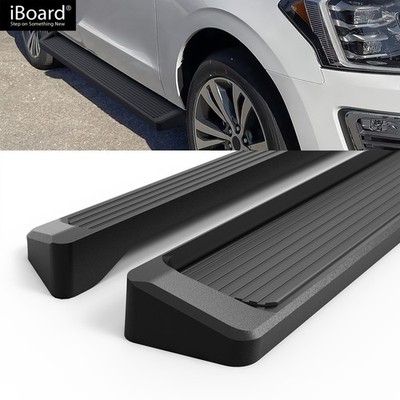 APS Running Board Step 6in Aluminum Black Fit Ford Expedition SUV