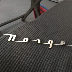 NORGE Antique Refrigerator Nameplate