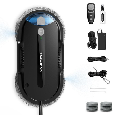 #ad Window Cleaning Robot Auto Spray Triple Safety Smart Navigation X1 Black Tosima $259.99