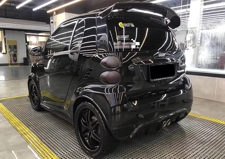 Body kit rear bumper diffuser Lip fit for Smart fortwo W451 2012-2014 - Image 3 of 4