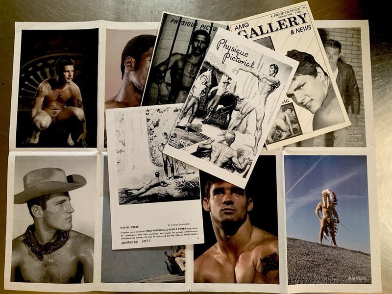 SUPER RARE PHYSIQUE PICTORIAL Mizer LOT of 5 RAUNCHY SWEAT BULGE HARD JOCK MEN