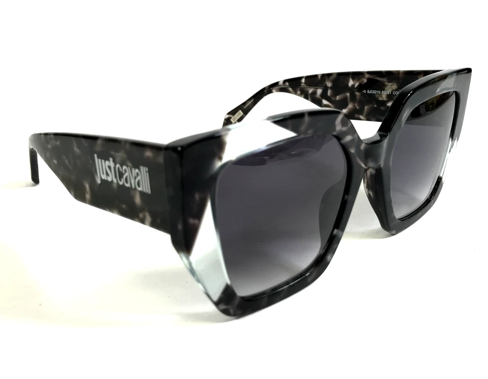 Gafas de sol Just Cavalli SJC021V COL.096N negras tortuga con lentes grises degradados Foto 2 de 4