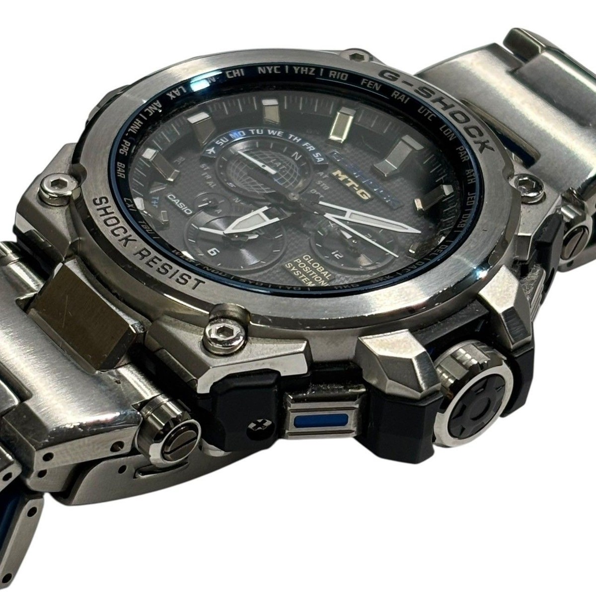 Casio G-Shock MTG-G1000D-1AJF Silver Stainless Steel Solar Analog