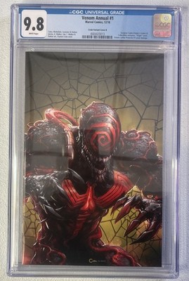 VENOM ANNUAL 1 CRAIN COVER B 9.8 CGC SCORPION COMICS MARVEL NM+  