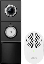 TP-Link - Tapo Battery Smart Video Doorbell 2K 3 - 5 MP with Chime - Brand New !