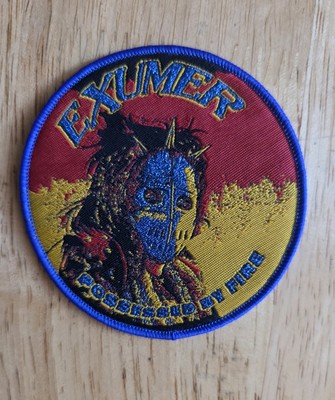 Exumer Possessed By Fire Blue Border Woven Patch