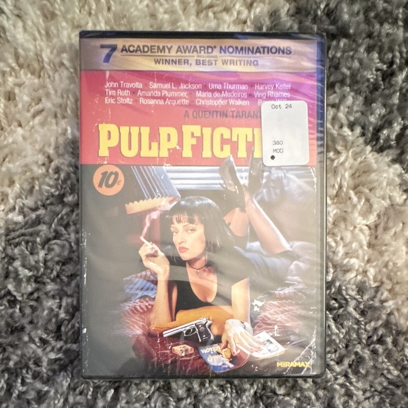 Miramax Pulp Fiction DVD R Widescreen Deleted Scenes English Travolta
