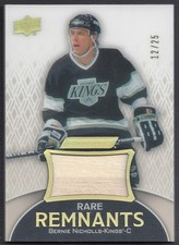 2023-24 Engrained Bernie Nicholls Rare Remnants Acetate 17/25 Game-Used Kings