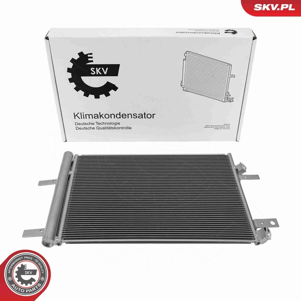 Esen SKV Kondensator Klimaanlage 86SKV214 Aluminium FüR 2 Opel A18 P1UO Van Cdti-image