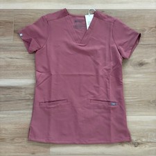 Figs Casma Three-Pocket Scrub Top Mauve XXS