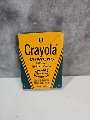 Vintage Crayola Crayons Binney & Smith Pack Of 8
