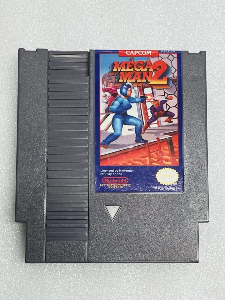 NES Nintendo MEGA MAN 2 полный CIB коробка игры карта Capcom фиолетовый - Изображение 3 из 4