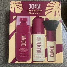 CoCo  Eve Sunny Honey Self Tanning Face Micromist, Bali Bronzing Foam  Brush