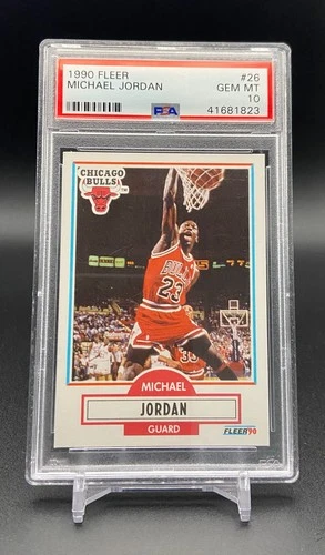 MICHAEL JORDAN - 1990-91 Fleer #26 - PSA 10 Gem Mint