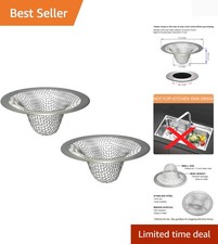 1.0" Small Drain Strainer, Sink Drain Hair Catcher, Bathroom Sink Drain Strai...