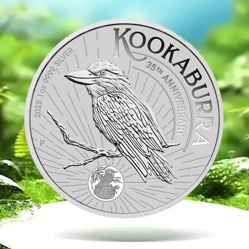 Australien Kookaburra 2025 1oz 1 $ reines Silber 0,9999 Anlagemünze in Münzkapsel - Bild 9 von 11