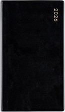 122 New Diary Slim 3 Planner, Takahashi Bookstore, 2026 Edition, Black, Monthly,