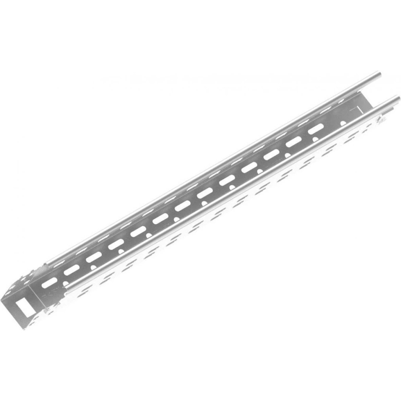 Cable trough perforated 300x60mm integrated connector 161823