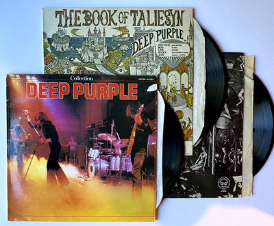 DEEP PURPLE VINYL COLLECTION PSYCH HARD ROCK DEBUT & METAL RICHIE BLACKMORE 3 LP