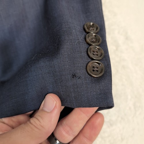 J. Crew Thompson 3-Piece Suit Navy Blue Wool Men's M 42 Jacket, 33 30 Pants Vest - Picture 9 of 24
