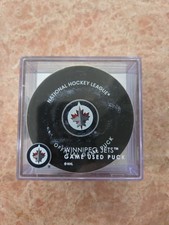 Arthur Kaliyev NHL Goal Puck Los Angeles Kings at Winipeg Jets 10/17/2023