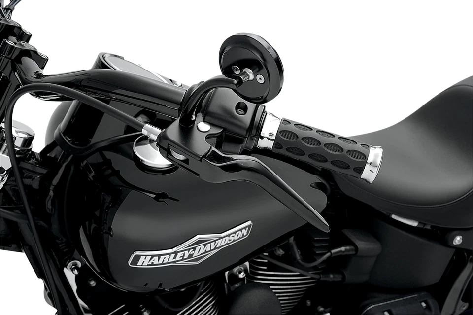 02-14 Harley Softail Fat Boy EFI Drag Specialties 0610-0211 Juegos de palancas personalizados Foto 3 de 4