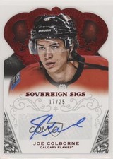 2013 Panini Crown Royale Sovereign Signatures Ruby 17/25 Joe Colborne Auto 0q3