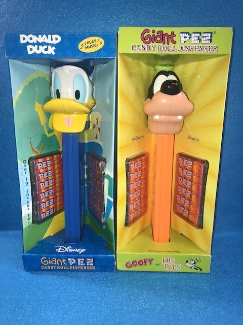 Set of 2 Disney GIANT PEZ Candy Roll Dispensers/ Displays - GOOFY & DONALD DUCK - Image 4 of 4