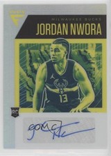 2020 Panini Flux Rookie Signatures Silver Prizm Jordan Nwora #FRS-JNW Auto fm0