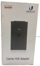 Ubiquiti Networks 50V (60W) Gigabit Ethernet 1.2A Carrier POE Adapter US Version
