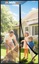 Magnetic Screen Door  Screen Door Mesh  Keep Bugs Out, Heavy-Duty Mesh Curtain,Pet