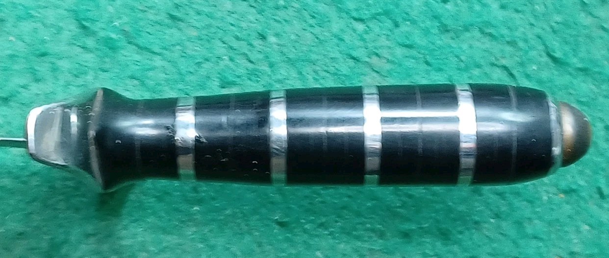 Vintage Handmade 4.75" Dagger, With Leather Sheath, No Maker's Mark