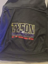 Mike Tyson MATHIS 1995 Promotional Black Backpack Las Vegas MGM New TAGS 90S 