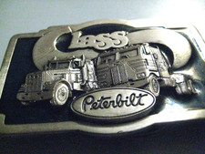 1978 Peterbilt Trucks Belt Buckle  PETERBILT CLASS  1-37 Tonkin Inc. Green