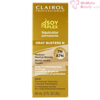 Clairol Soy4Plex Liquicolor Permanente 7N/87N Medium Neutral Blonde
