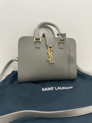 Saint Laurent Monogram Cabas Bag Grau 155272201