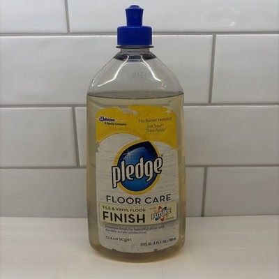 Pledge Floor Care Future Shine Tile Vinyl Floor Finish 27 fl oz Discontinued
