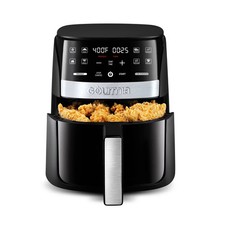 Gourmia 3qt Digital Window Air Fryer with 8 Presets & Guided Cooking: