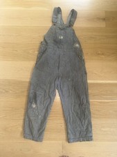 vintage 1950s hickory stripe overalls bib sears union made 50s rare