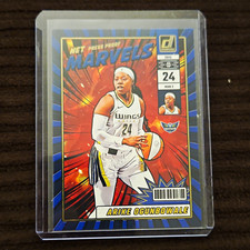 2025 Panini Donruss WNBA Net Marvels Press Proof Blue Arike Ogunbowale #21 Wings